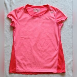 New Balance Pink Performance Lightning Dry Short Sleeve Tee